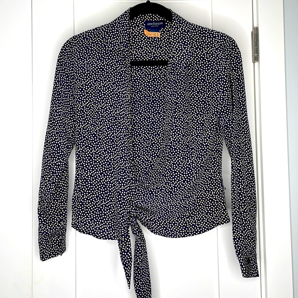Ann Taylor wrap top